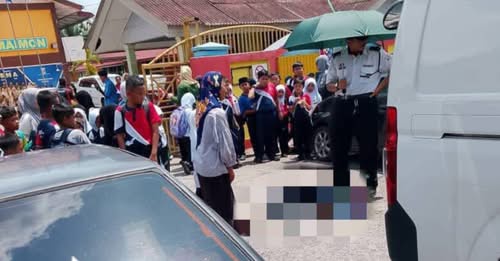 Image from: Anak Maut Dilanggar, Bapa Minta Jangan Salahkan Pakcik Van -“Saya Dah Maafkan”