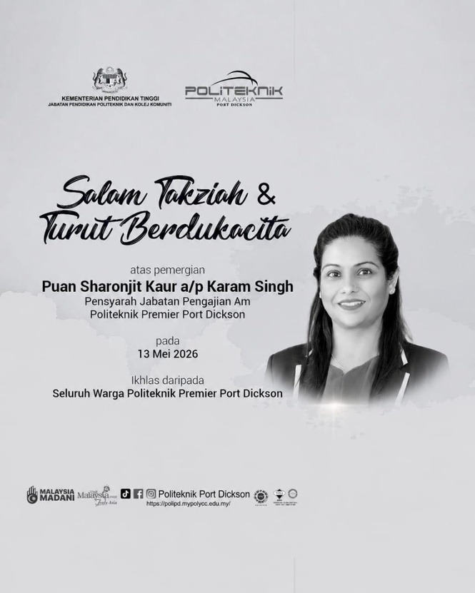 Image from: 38 Hari ‘Pemergian’ Karam Singh Walia, Anak Sulung Pula Meninggal Dunia