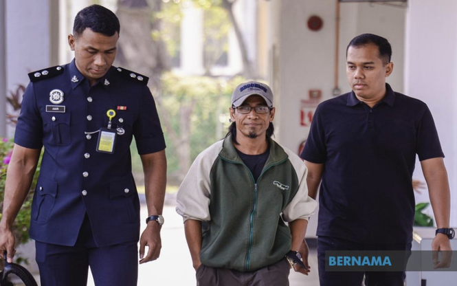 Image from: Bapa Tiga Anak Mengaku Salah Hina Agong, Dipenjara Tiga Bulan & Denda RM5,000