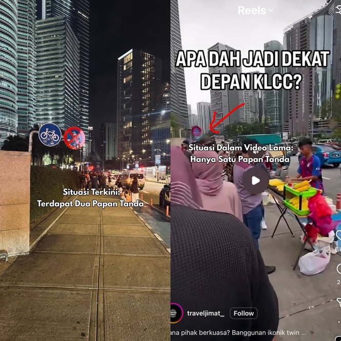 Image from: Warga Asing Jual Jagung Depan KLCC? DBKL Sahkan Video Tular Rakaman Lama!