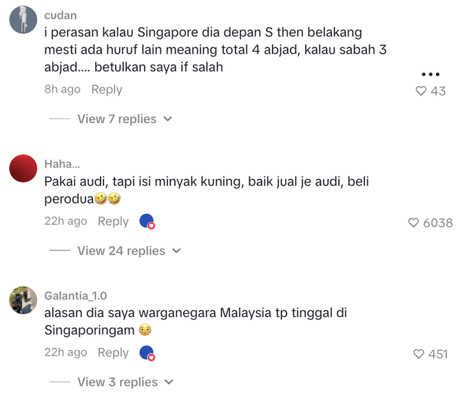 Image from: Tindakan Pekerja Pam Minyak Dipuji, Halang Kereta Audi Plat Singapura Isi RON95