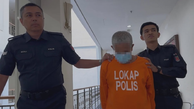 Image from: Tergamak Nodai Dua Cucu! Pesara Dipenjara 33 Tahun, 14 Sebatan