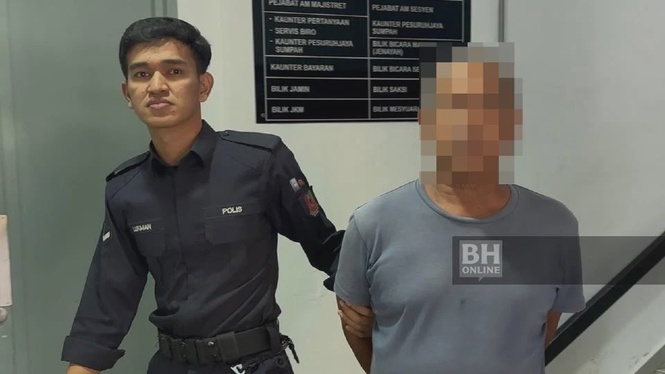Image from: Terbongkar Melalui Mesej, Polis Tahan Pesara Disyaki Rogol Cucu Sendiri