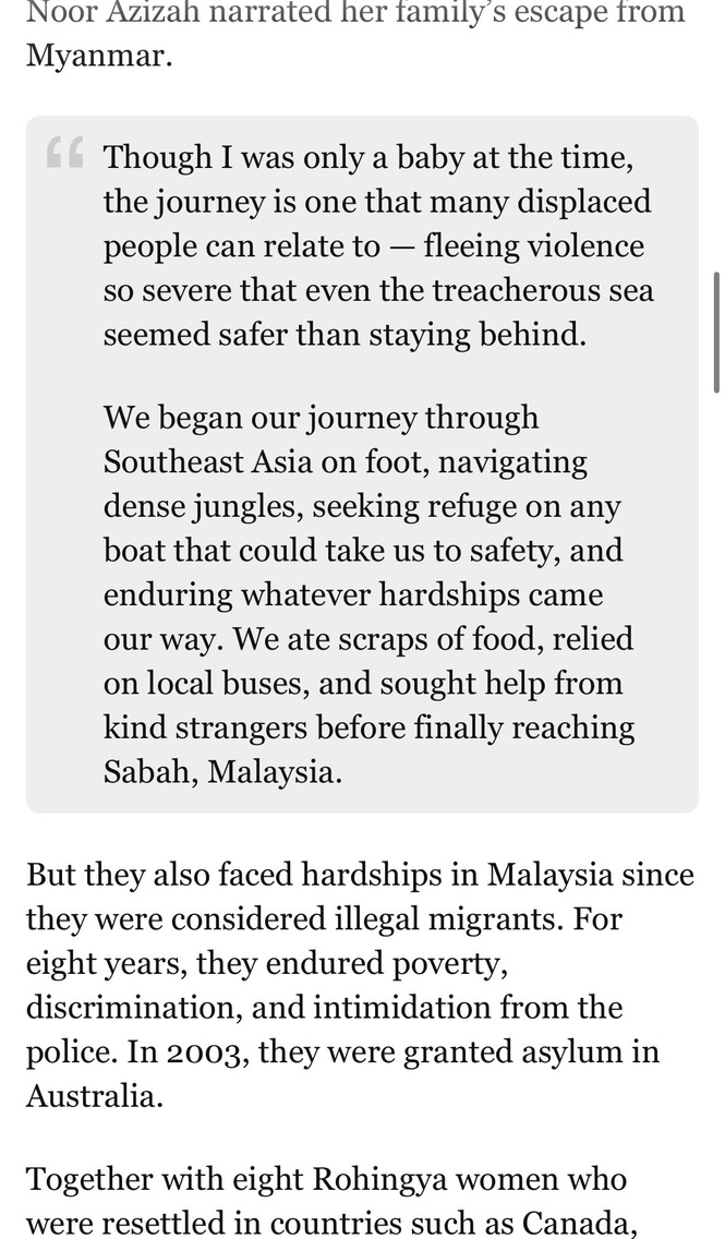 Azizah rohingya
