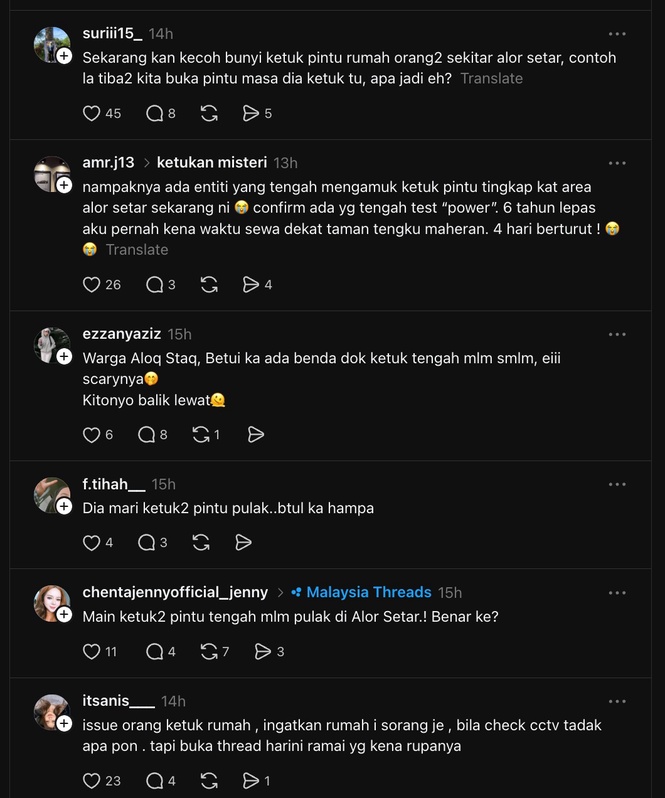 ketukan misteri