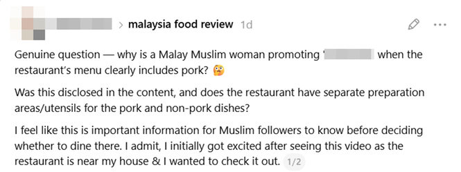 promote kedai western ada pork