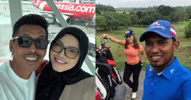 Image from: “Demi Allah, Itu Memang Suara Saya” – Badrol Pertahan Video Golf Bersama Watie Hanifiah, Nafi Suara Lelaki Didakwa Milik Shuib