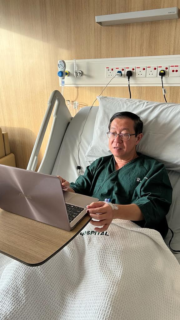 Image from: Lim Guan Eng masuk hospital akibat jangkitan usus