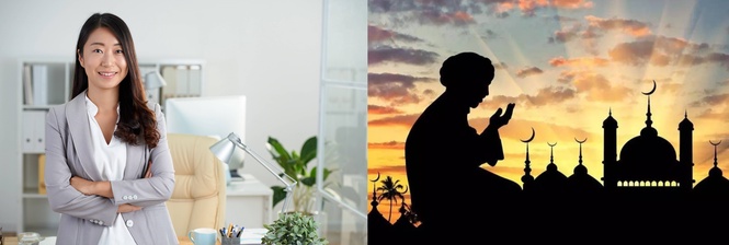 Image from: "My boss dislikes Islam" - Local Muslim worker tells the story of how she opened her Islamophobic boss's heart to Islam