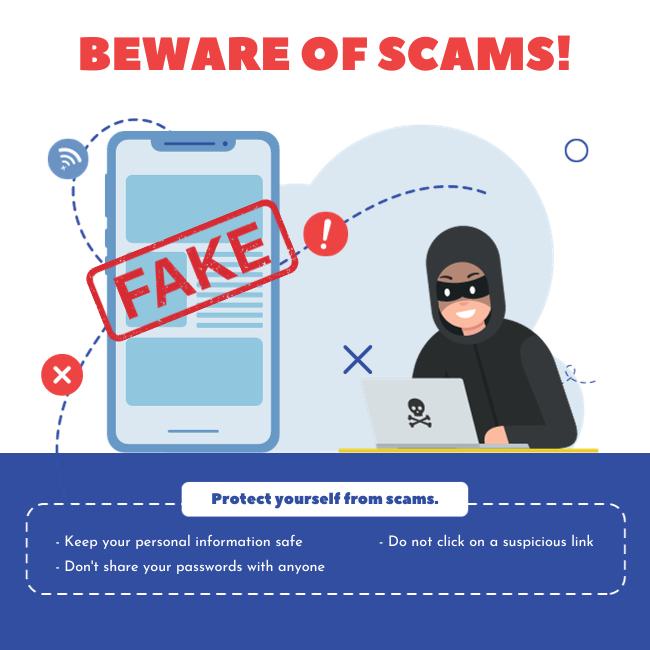 Image from: Online #Scams Unveiled: Tips and Tricks to Outsmart Cybercriminals