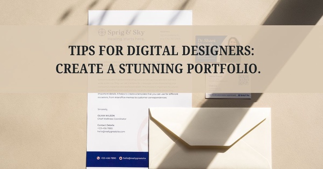 Image from: Tips For Digital Designers: Create A Stunning Portfolio