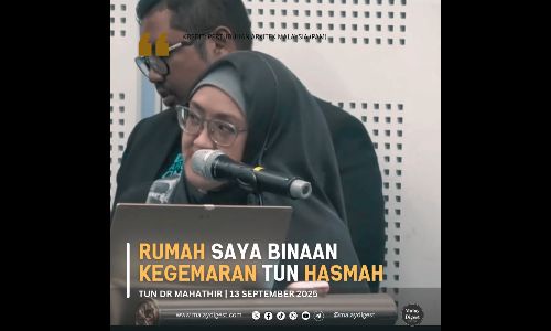 Tun Hasmah's favourite building is not KLCC Twin Tower. But....