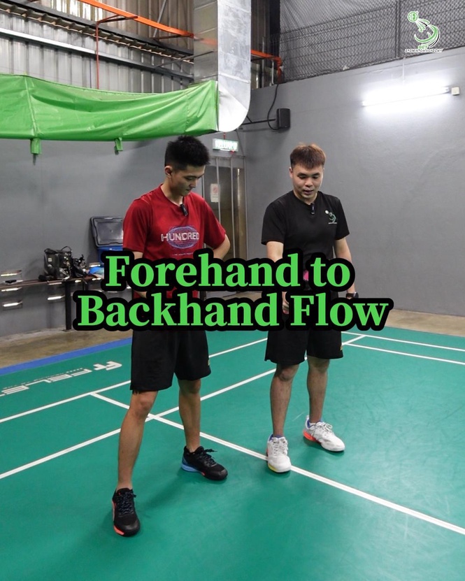 Badminton | Forehand to Backhand Flow❗