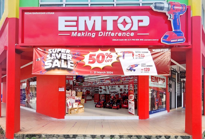 Image from: ‘Super Saver Sale’ EMTOP membantu rakyat Malaysia menjalankan Projek DIY sempena Hari Raya