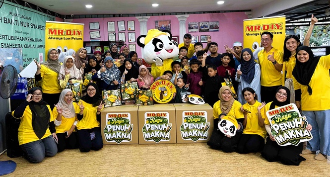 Image from: Yayasan MR D.I.Y. menyemarakkan kemeriahan perayaan dengan ‘Raya Penuh Makna’