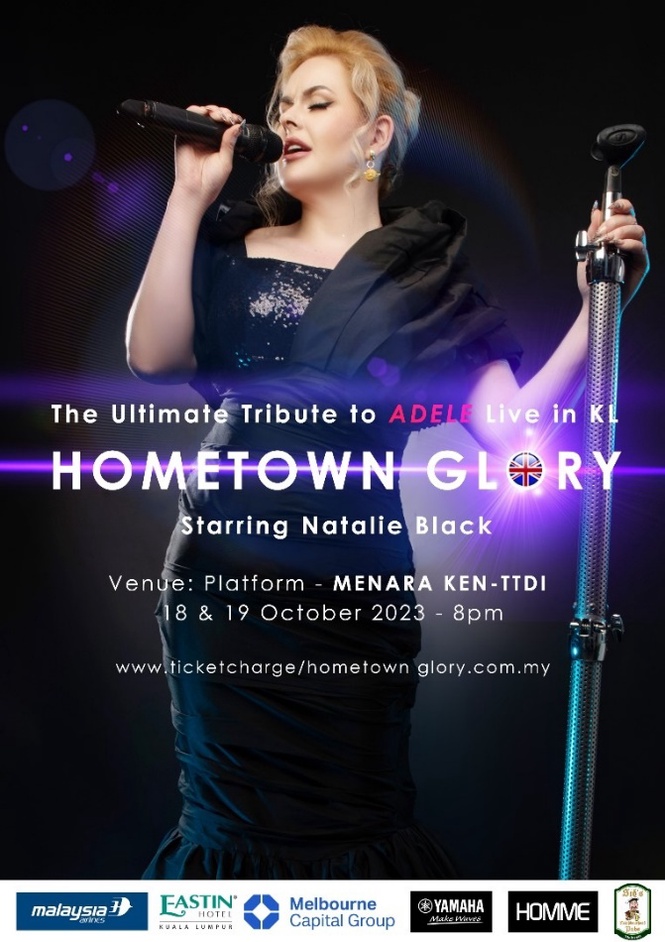 Image from: Thriving British Singer Natalie Black to Excite Kuala Lumpur with “Adele Tribute Hometown Glory” Shows