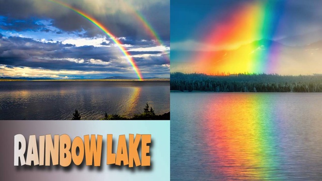 Nature's Rainbow Pool
