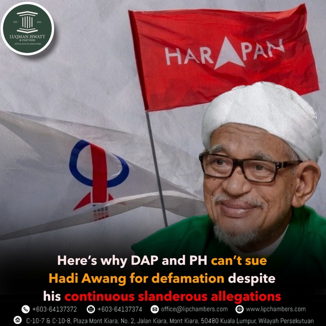 Image from: Here’s why DAP and PH can’t sue Hadi Awang for defamation despite his continuous slanderous allegations