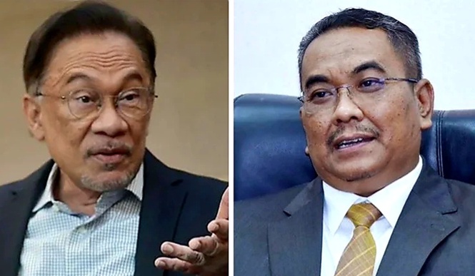 Image from: Mudslinging has consequences: Anwar and Tian Chua are suing Sanusi and Prabakaran respectively. #GE15