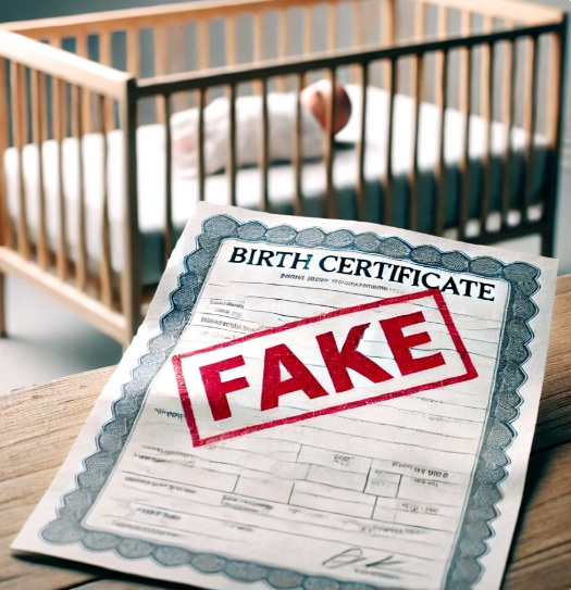 Image from: Buying a Baby: The Dangers of an Unregulated Birth Certificate Market