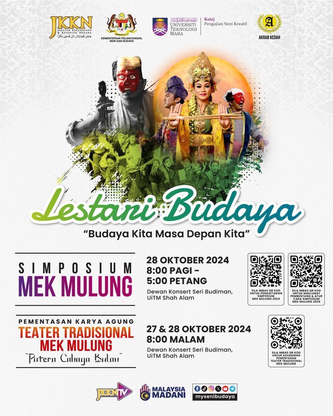 Image from: Memartabat Mek Mulung Warisan Negara