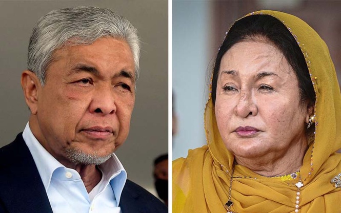 Image from: Will Rosmah meeting up with Zahid results in the release of Najib?