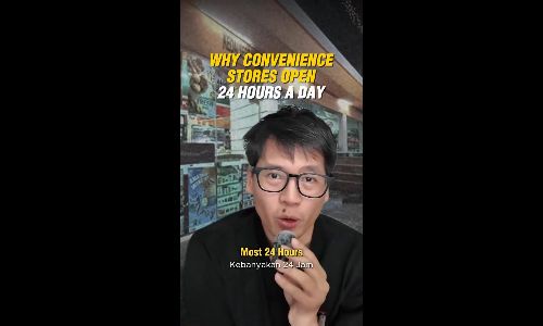Why convenience stores open 24 hours a day