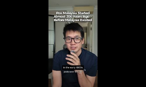 Pos Malaysia started almost 200 years ago, before Malaysia even existed