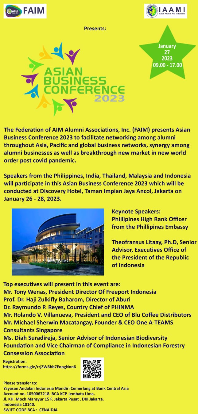 Image from: ABC Jakarta can be the off-shoot of WEF Davos 2023
