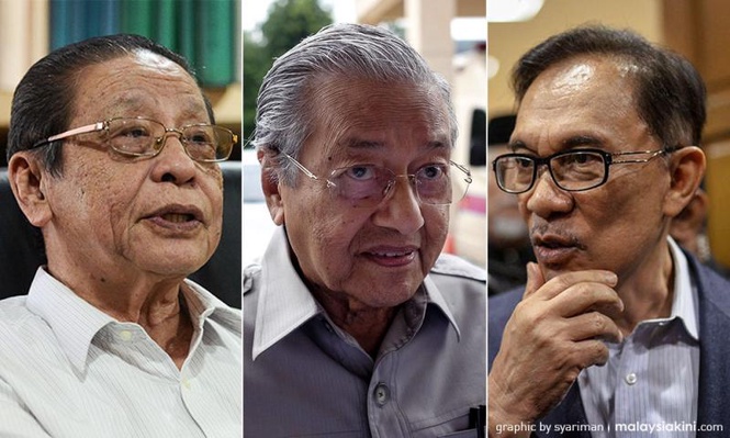 Image from: While Mahathir isn't confident in Anwar, Kit Siang urges him to make quick changes because he might not last 5 years