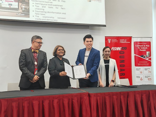 Image from: Taylor's dan Newswav bekerjasama untuk memperkukuhkan perkembangan kewartawanan digital di Malaysia