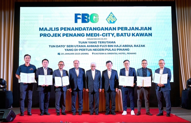 Image from: PDC signs agreement to develop RM2b Medi-City at Batu Kawan