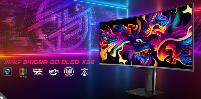 Monitor MSI MPG 341CQR QD-OLED X36 Kini Di Malaysia Dengan Harga RM4999
