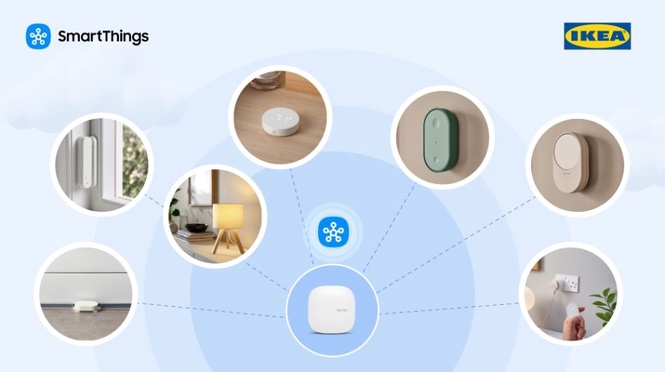 Image from: Peranti IKEA Kini Boleh Dipautkan Terus Ke Samsung SmartThings Tanpa Hab Tambahan