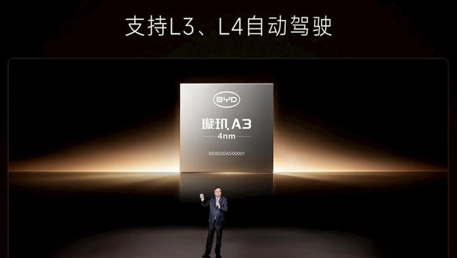 Image from: BYD Lancarkan Cip Swapandu Tahap 4 Rekaan Sendiri – Xuanji A3