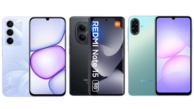 Image from: Perbandingan Realme C100 5G, Redmi Note 15 5G dan Samsung Galaxy A07 5G
