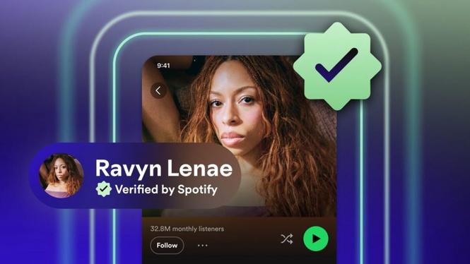 Image from: Spotify Verified Membezakan Artis Manusia Dengan AI