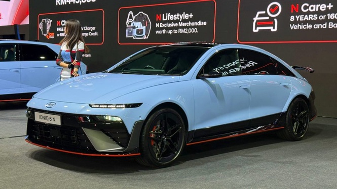 Image from: Hyundai IONIQ 6 N Dilancarkan Di Malaysia Pada Harga RM 449K