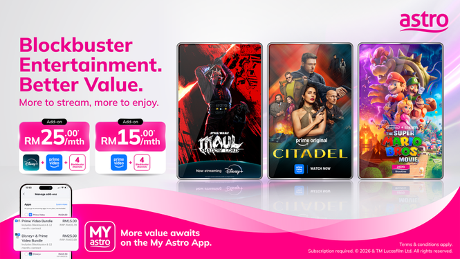 Image from: Astro Tawar Pakej Penstriman Baharu – Disney+ Dan Prime Video Hanya RM25 Sebulan
