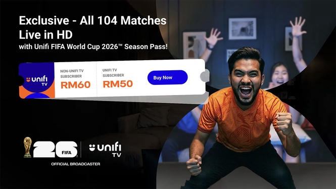 Rasmi – Langganan Piala Dunia 2026 Unifi TV Ditawarkan Bermula RM50 Untuk Pas Musim