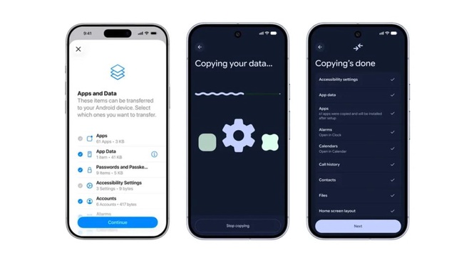 Image from: Android Switch Baharu Membolehkan Majoriti Data iPhone Dipindahkan Ke Telefon Android Baharu