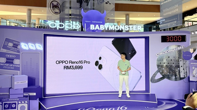 Oppo Reno16 Pro Rasmi Di Malaysia – Cip Dimensity 8550 Super Dan Harga RM3699