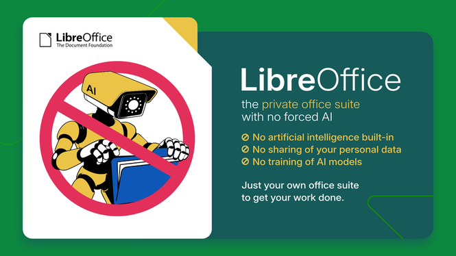 Image from: LibreOffice Menekankan Tidak Akan Menambah Ciri AI Pada Perisian Pejabat Mereka