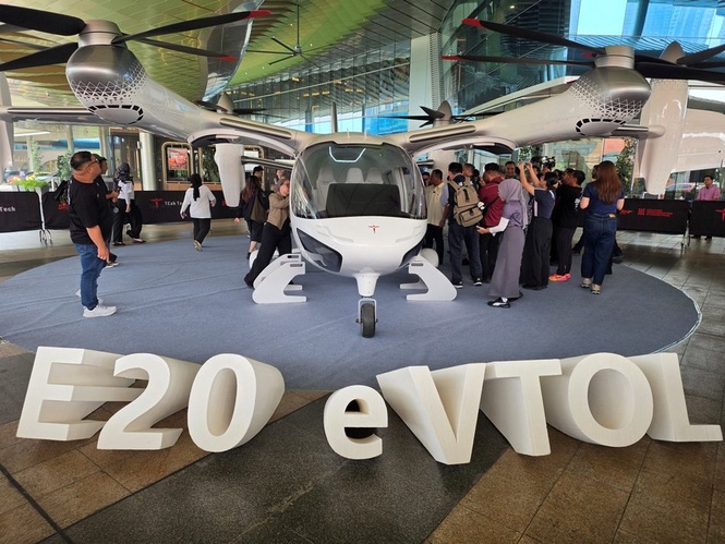 Image from: TCab Tech Memperlihatkan “Teksi Terbang” E20 eVTOL – Dibangunkan Syarikat Anak Malaysia