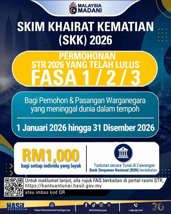 Image from: Skim Khairat Kematian (SKK) 2026 – Tarikh, Jumlah & Cara Tuntutan