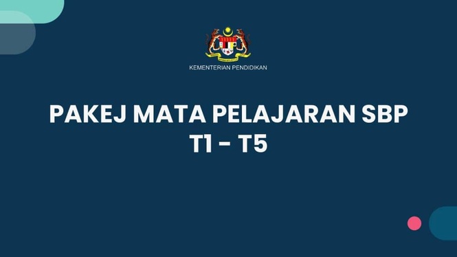 Mata pelajaran SBP T1-T5
