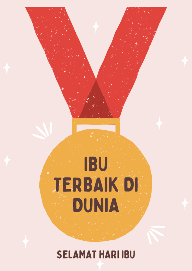 Poster/Kad ucapan Hari Ibu dalam bahasa melayu