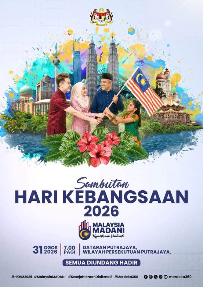 Sambutan Hari Kebangsaan 2026 - Jadual, Raptai, Aktiviti, Penutupan Jalan