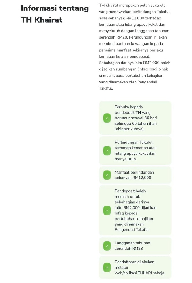 Image from: Bayar RM28 Setahun, Waris Dapat RM12,000? Ramai Tak Tahu TH Khairat Ni!