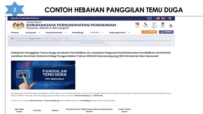 panduan temuduga spp